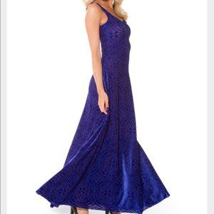 Blackmilk burnt velvet Purple maxi